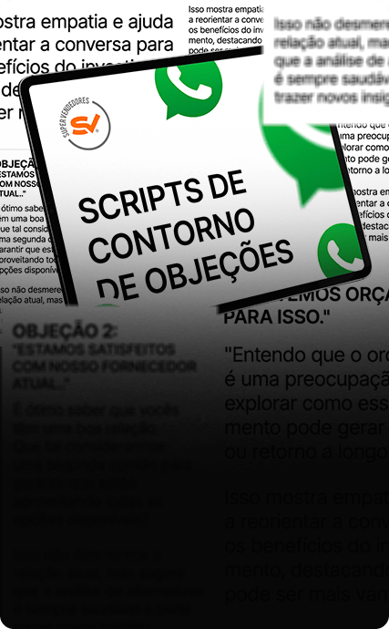 Scripts de contorno de objeções